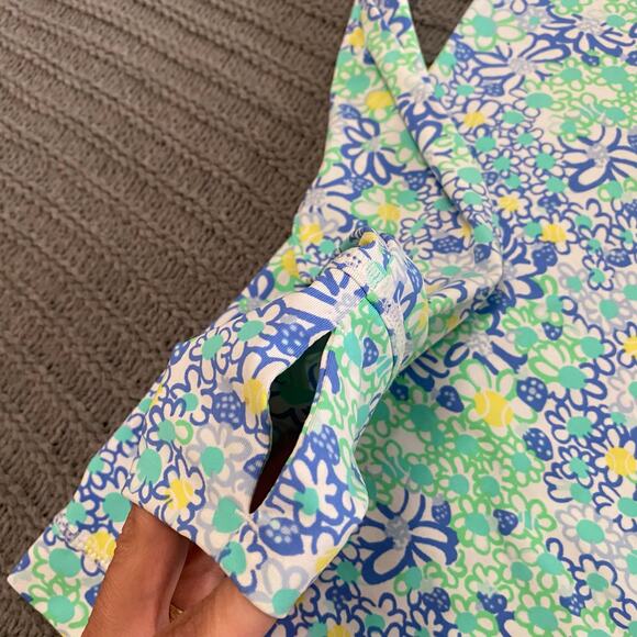Lilly Pulitzer Luxletic Long Sleeve Lightweight Athletic Top women’s Size Small - Picture 3 of 7